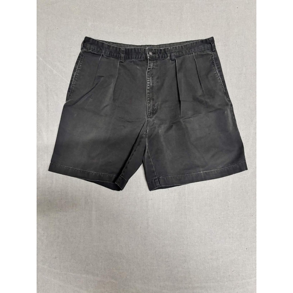 Mens Shorts 36 Cargo Beige 100% Cotton Solid Khaki Shorts Button Casual Chino